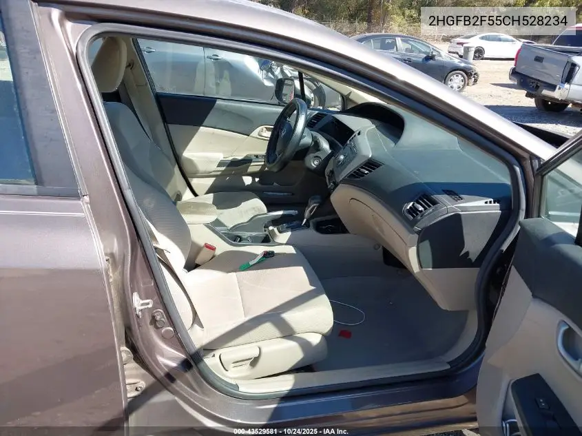2HGFB2F55CH528234 2012 Honda Civic Lx