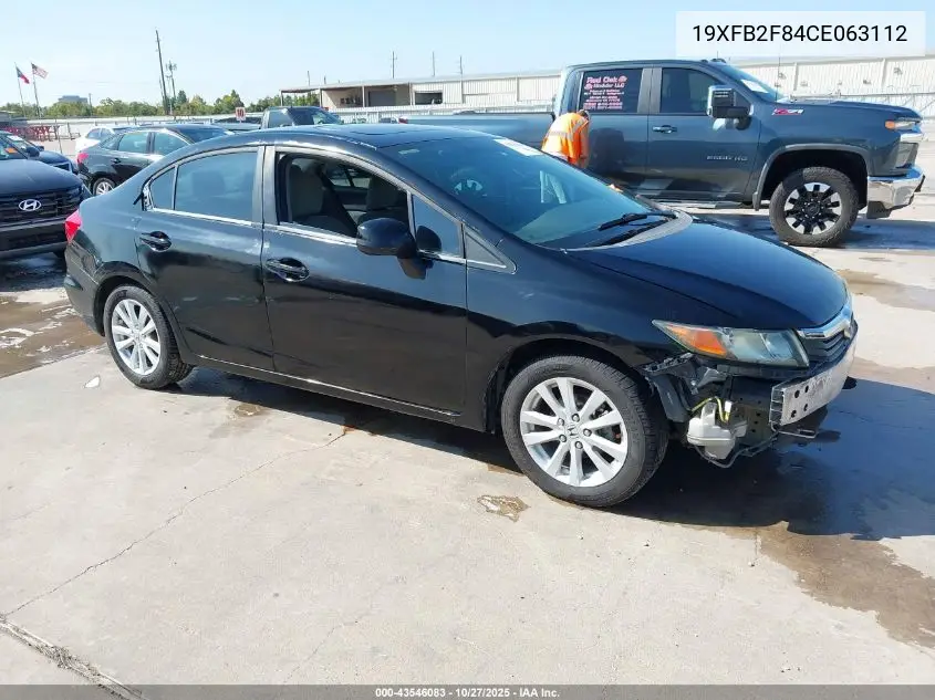 19XFB2F84CE063112 2012 Honda Civic Ex