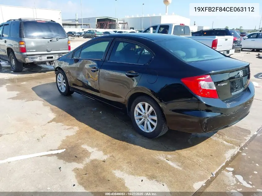 19XFB2F84CE063112 2012 Honda Civic Ex