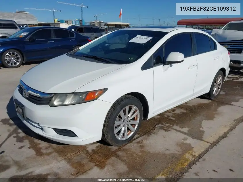 19XFB2F82CE109312 2012 Honda Civic Ex