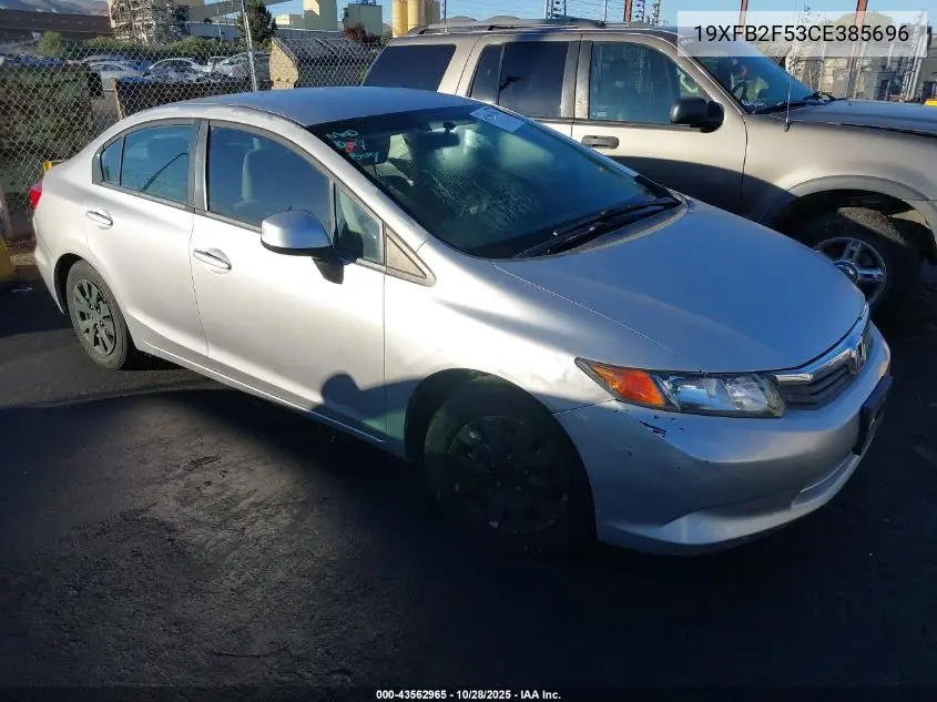 19XFB2F53CE385696 2012 Honda Civic Lx