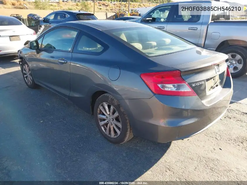 2HGFG3B85CH546210 2012 Honda Civic Ex