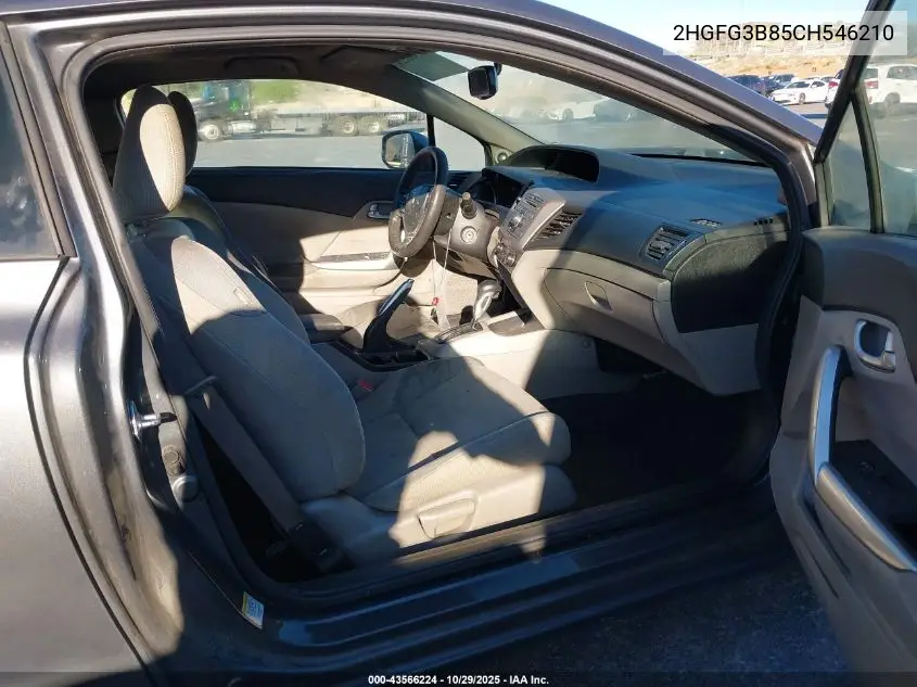 2HGFG3B85CH546210 2012 Honda Civic Ex