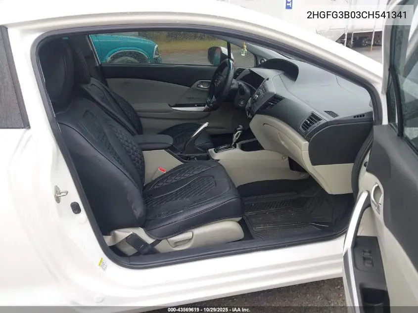 2HGFG3B03CH541341 2012 Honda Civic Ex-L