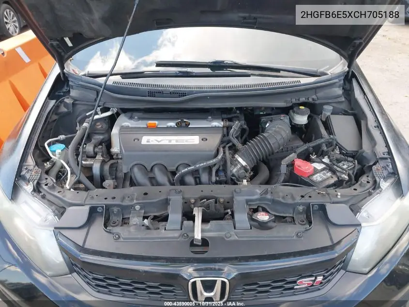 2HGFB6E5XCH705188 2012 Honda Civic Si