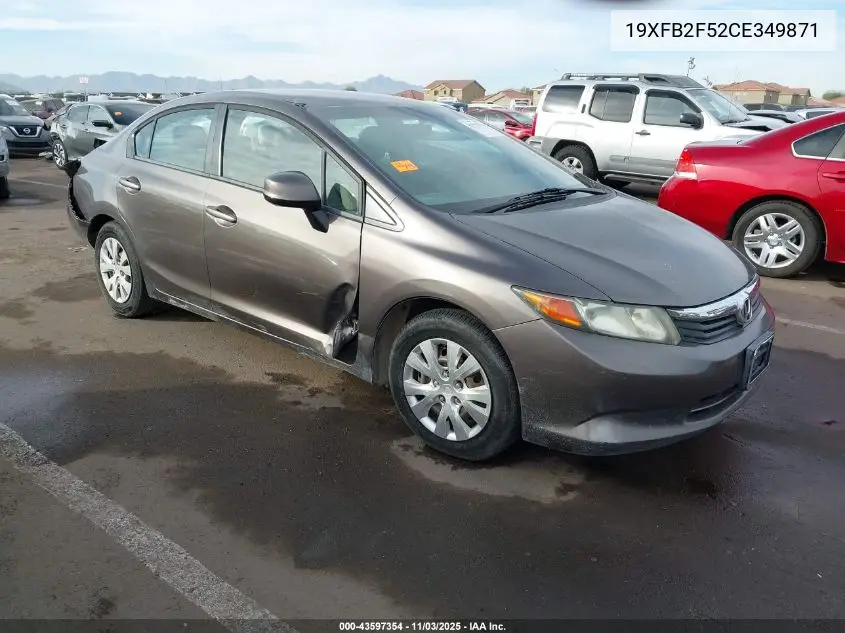 19XFB2F52CE349871 2012 Honda Civic Lx