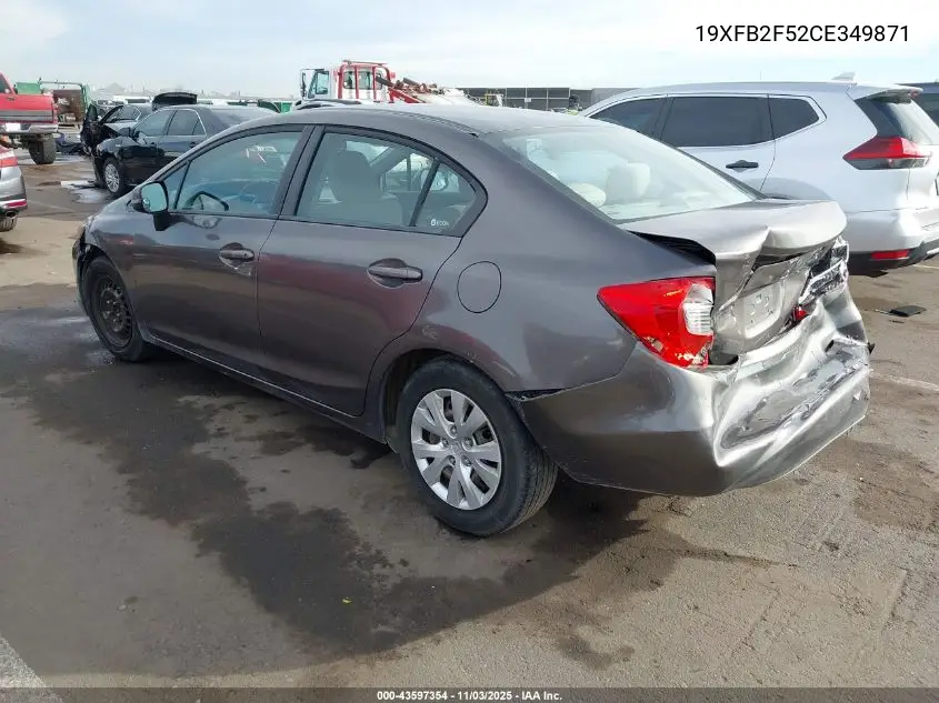 19XFB2F52CE349871 2012 Honda Civic Lx