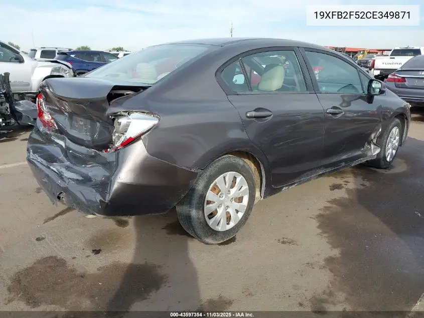 19XFB2F52CE349871 2012 Honda Civic Lx