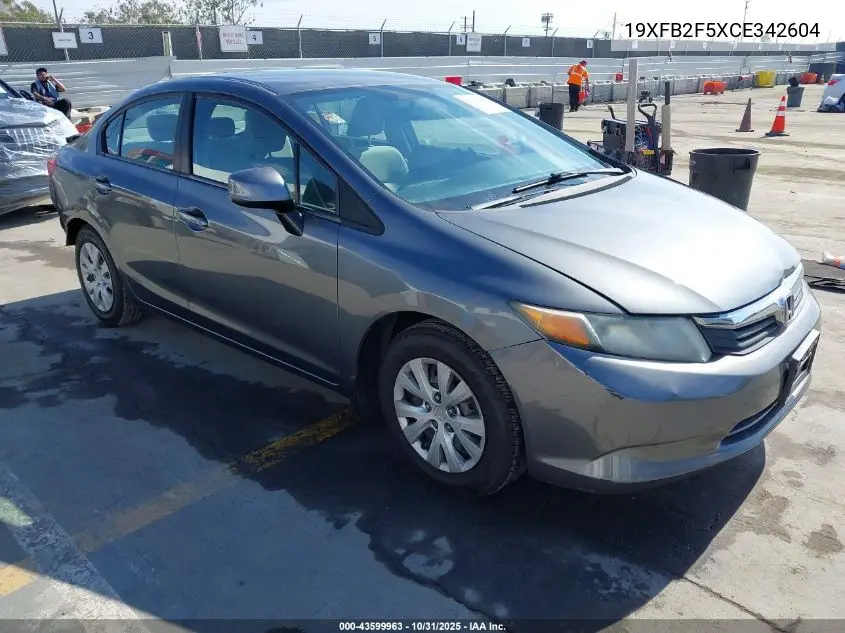 19XFB2F5XCE342604 2012 Honda Civic Lx