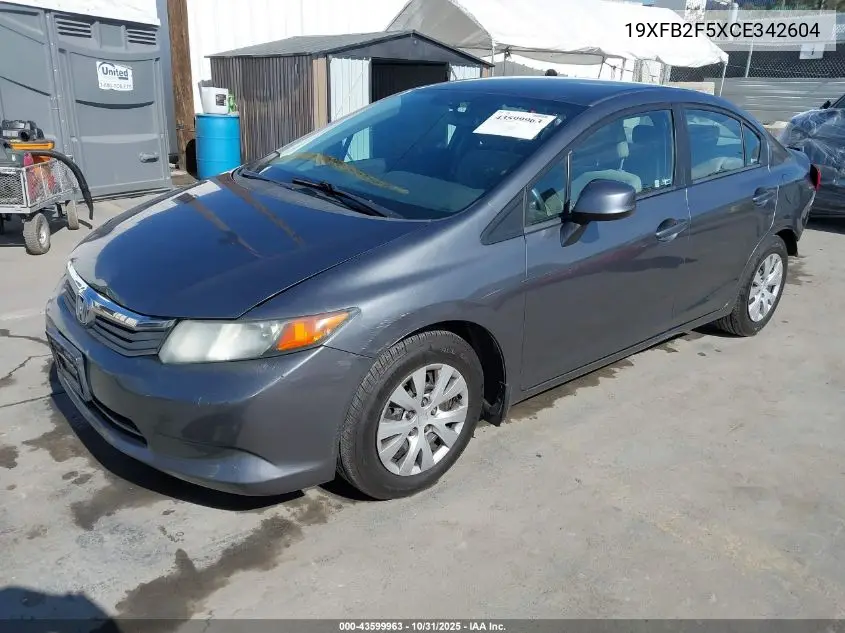 19XFB2F5XCE342604 2012 Honda Civic Lx