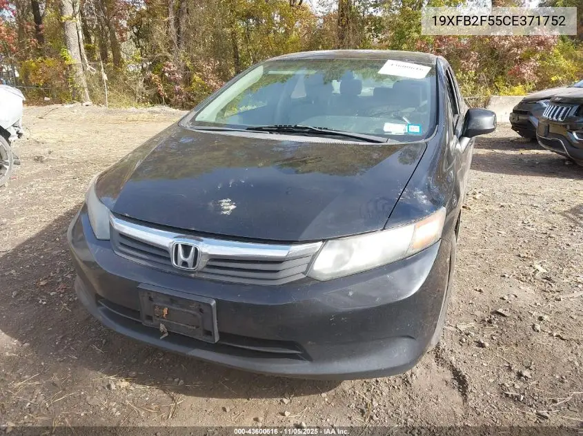 19XFB2F55CE371752 2012 Honda Civic Lx