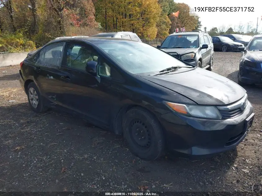 19XFB2F55CE371752 2012 Honda Civic Lx