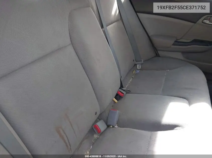 19XFB2F55CE371752 2012 Honda Civic Lx