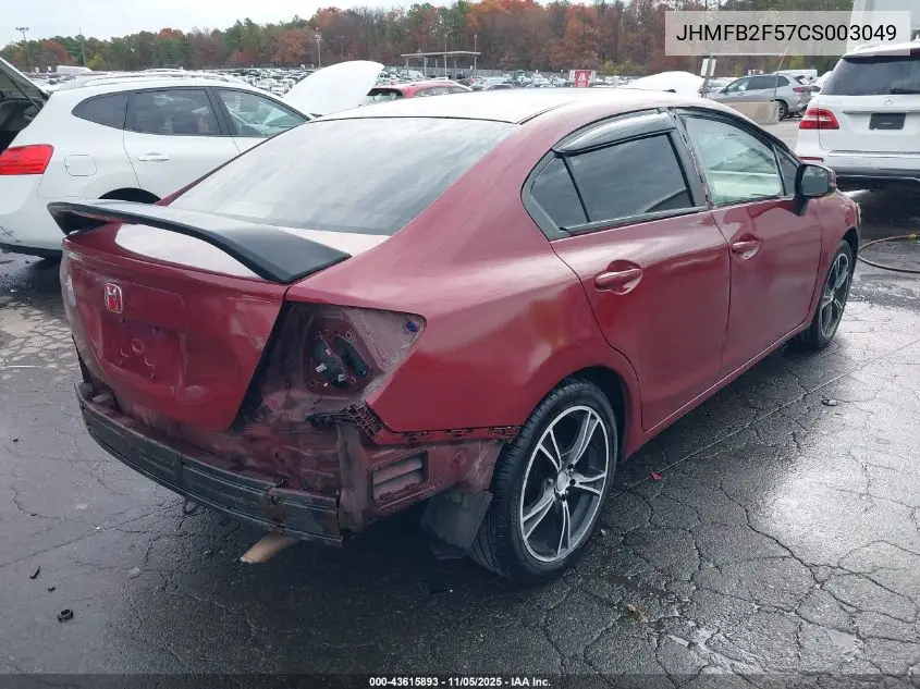 JHMFB2F57CS003049 2012 Honda Civic Lx