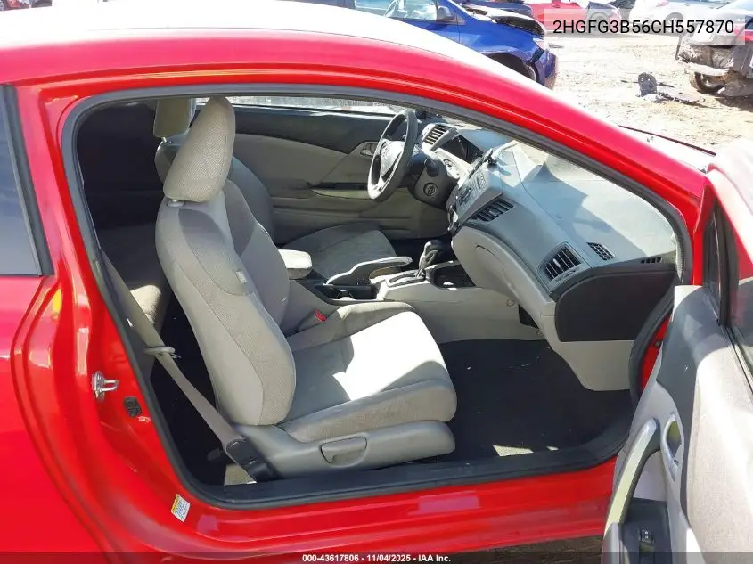 2HGFG3B56CH557870 2012 Honda Civic Lx