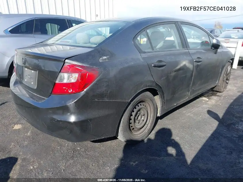 19XFB2F57CE041028 2012 Honda Civic Lx