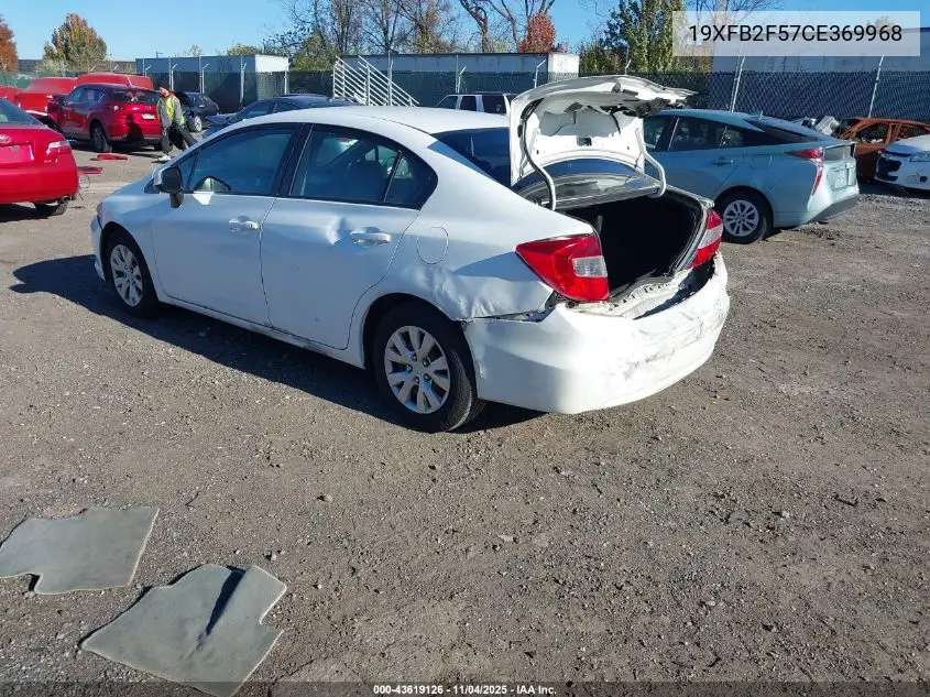 19XFB2F57CE369968 2012 Honda Civic Lx