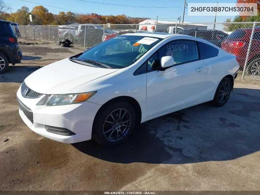 2HGFG3B87CH530784 2012 Honda Civic Ex
