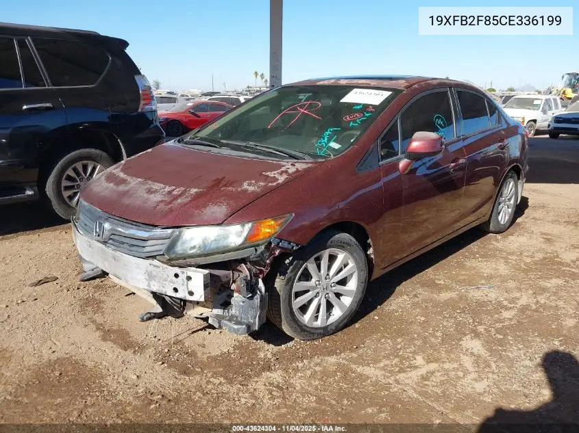 19XFB2F85CE336199 2012 Honda Civic Ex