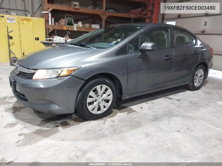19XFB2F50CE003480 2012 Honda Civic Lx