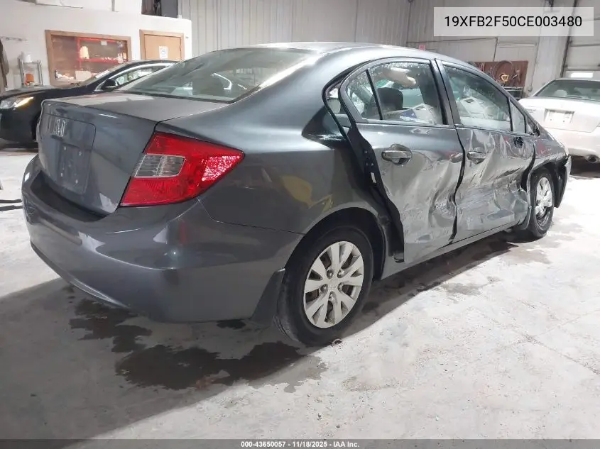 19XFB2F50CE003480 2012 Honda Civic Lx