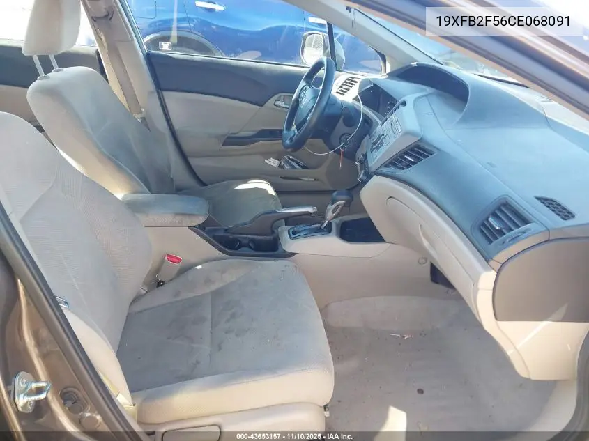 19XFB2F56CE068091 2012 Honda Civic Lx
