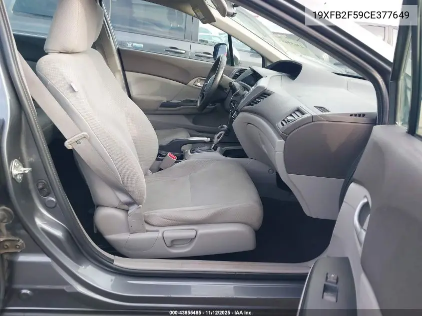 19XFB2F59CE377649 2012 Honda Civic Lx