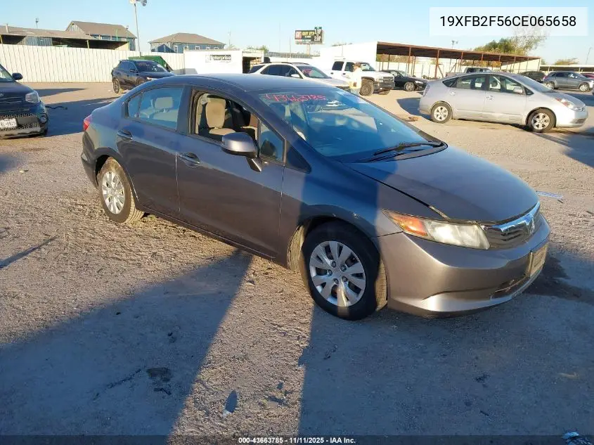 19XFB2F56CE065658 2012 Honda Civic Lx