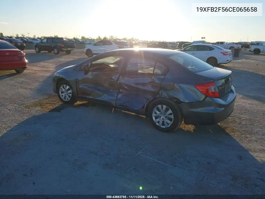 19XFB2F56CE065658 2012 Honda Civic Lx