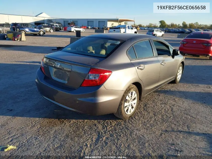 19XFB2F56CE065658 2012 Honda Civic Lx
