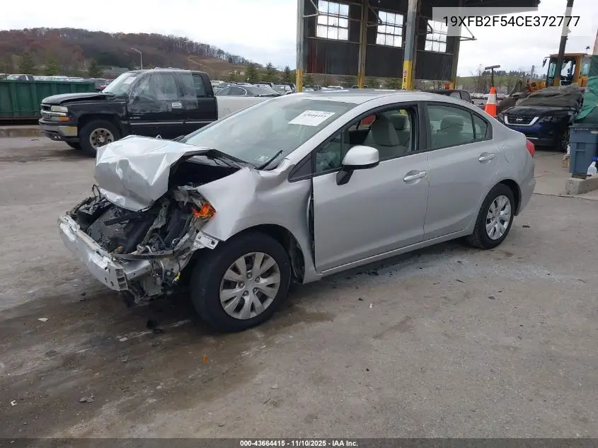 19XFB2F54CE372777 2012 Honda Civic Lx