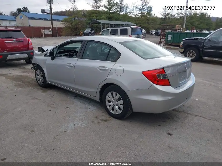 19XFB2F54CE372777 2012 Honda Civic Lx