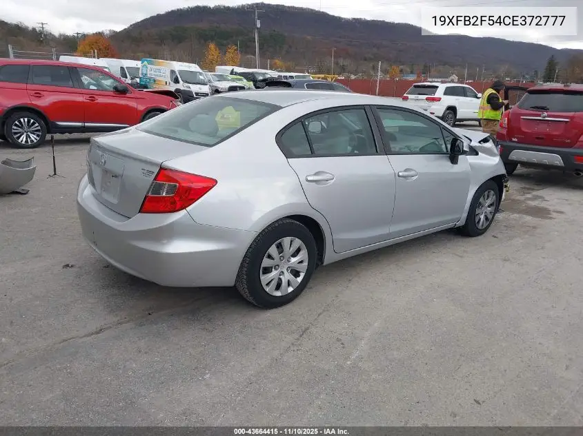19XFB2F54CE372777 2012 Honda Civic Lx