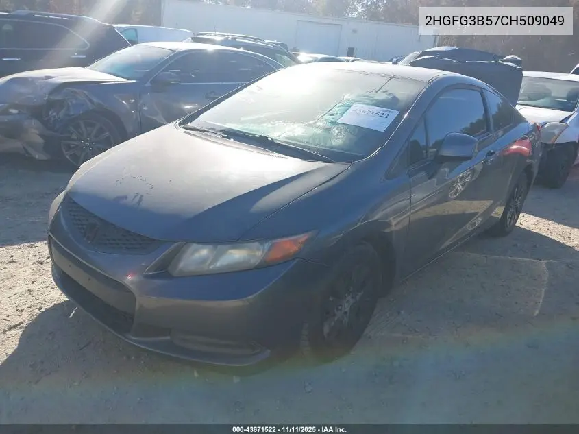 2HGFG3B57CH509049 2012 Honda Civic Lx