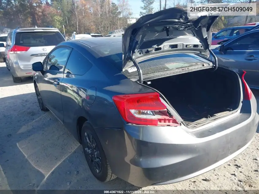 2HGFG3B57CH509049 2012 Honda Civic Lx