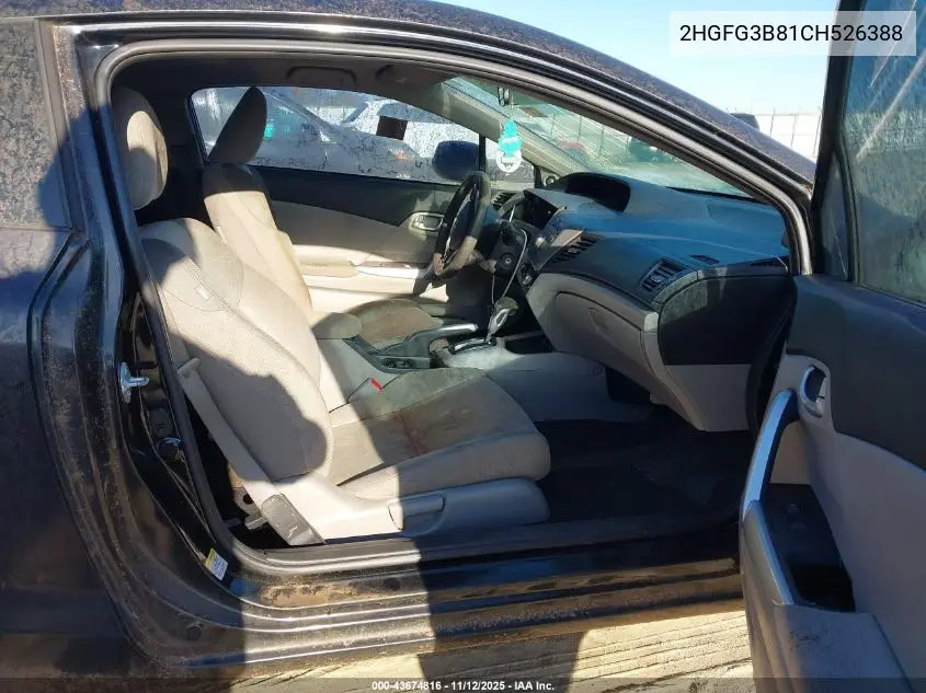 2HGFG3B81CH526388 2012 Honda Civic Ex