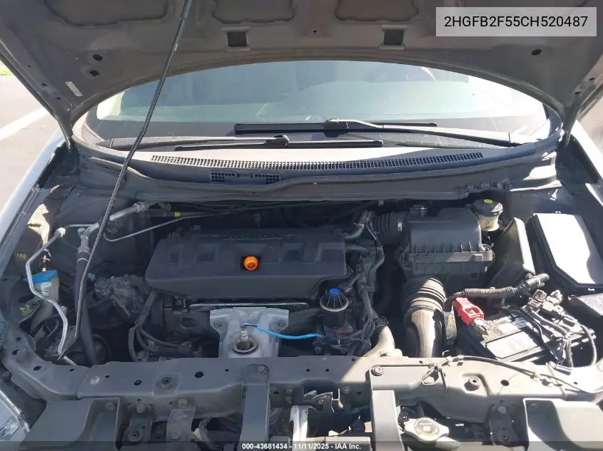 2HGFB2F55CH520487 2012 Honda Civic Lx