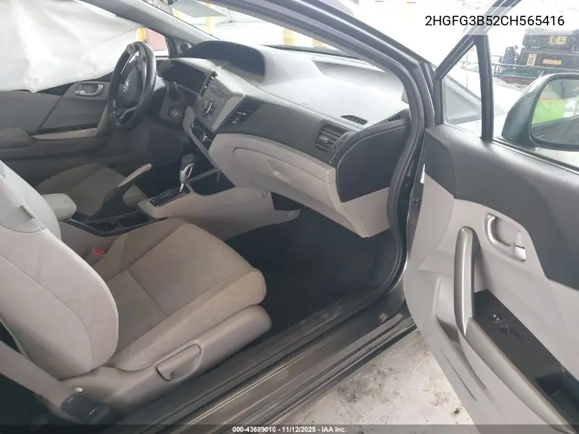 2HGFG3B52CH565416 2012 Honda Civic Lx