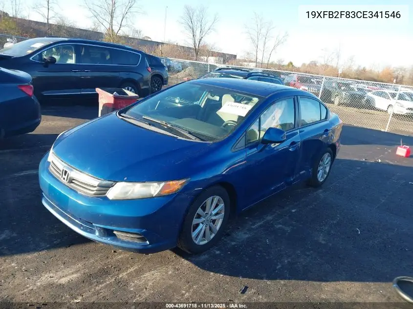 19XFB2F83CE341546 2012 Honda Civic Ex