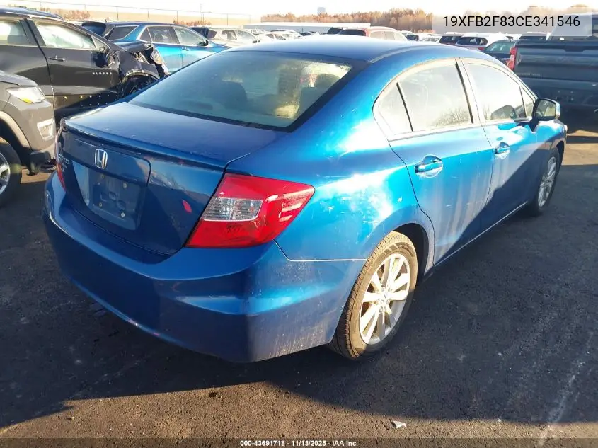 19XFB2F83CE341546 2012 Honda Civic Ex