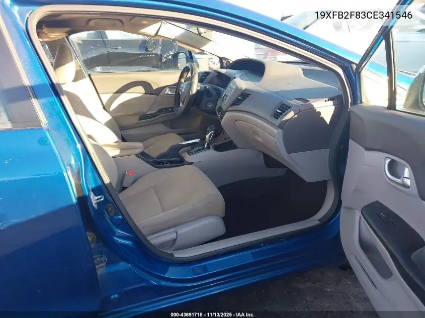 19XFB2F83CE341546 2012 Honda Civic Ex