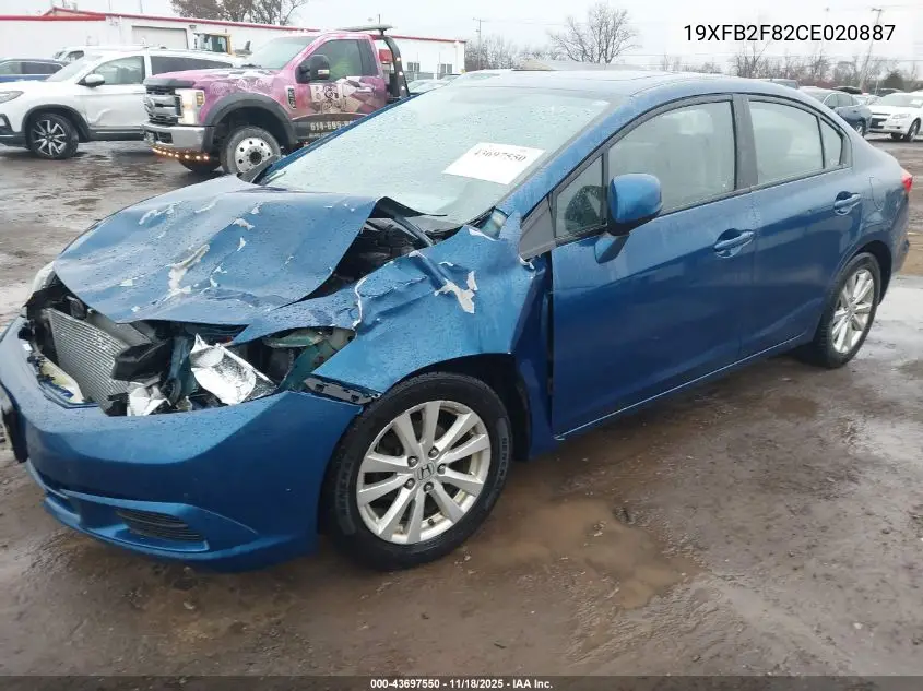 19XFB2F82CE020887 2012 Honda Civic Ex
