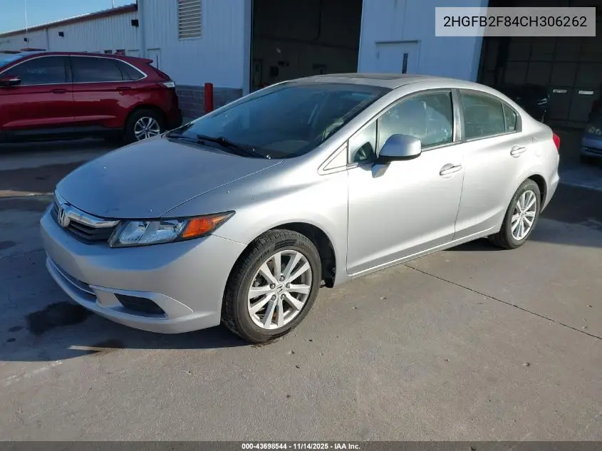 2HGFB2F84CH306262 2012 Honda Civic Ex
