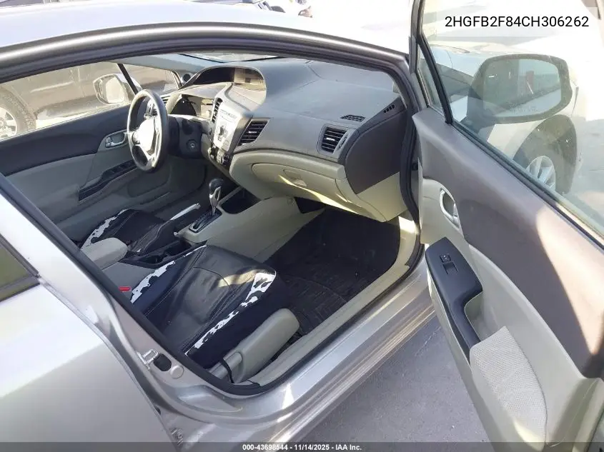 2HGFB2F84CH306262 2012 Honda Civic Ex