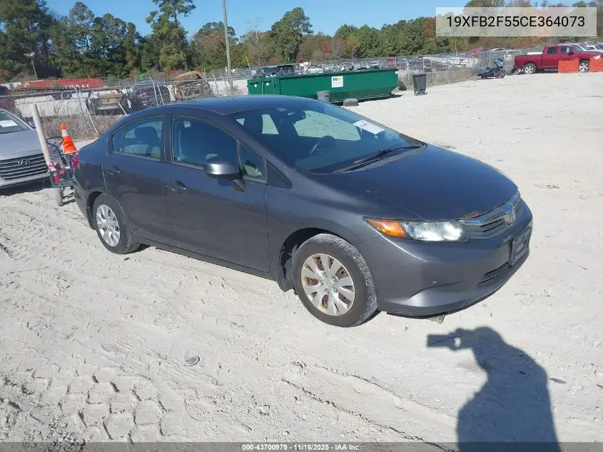 19XFB2F55CE364073 2012 Honda Civic Lx