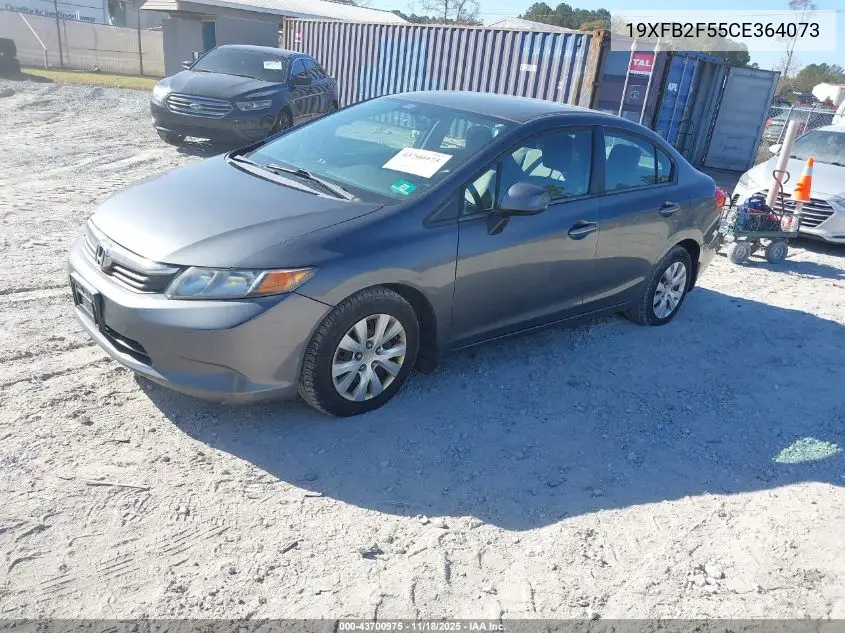 19XFB2F55CE364073 2012 Honda Civic Lx