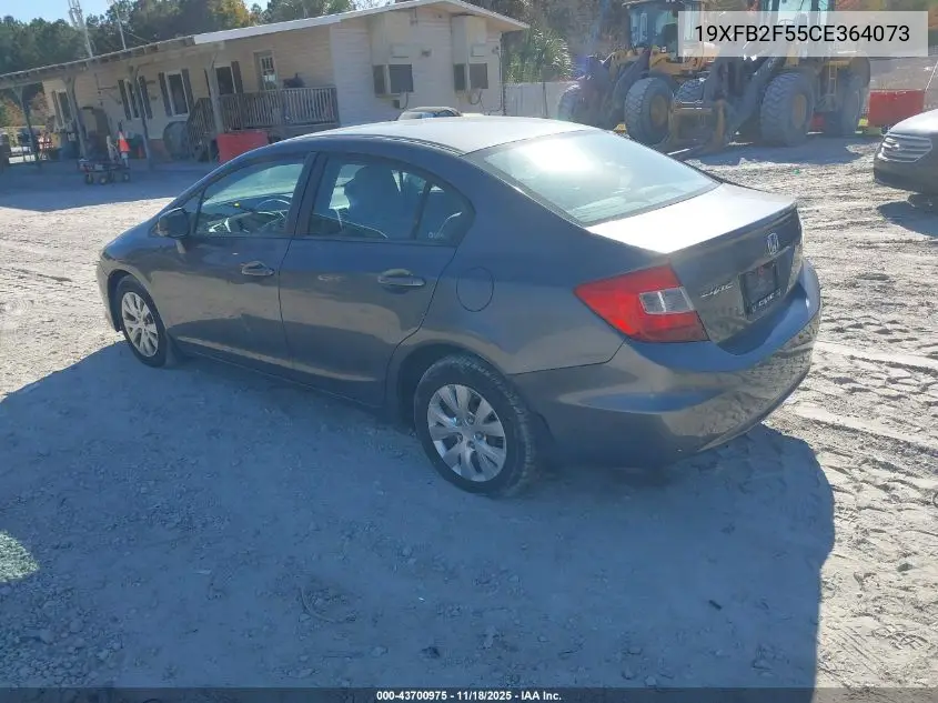 19XFB2F55CE364073 2012 Honda Civic Lx