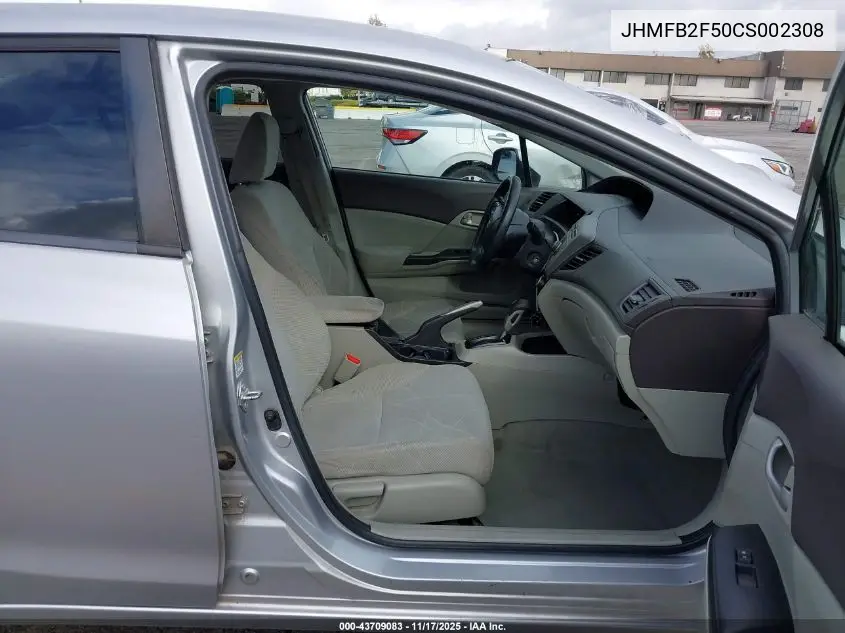JHMFB2F50CS002308 2012 Honda Civic Lx