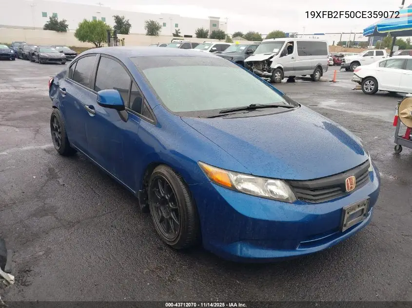 19XFB2F50CE359072 2012 Honda Civic Lx