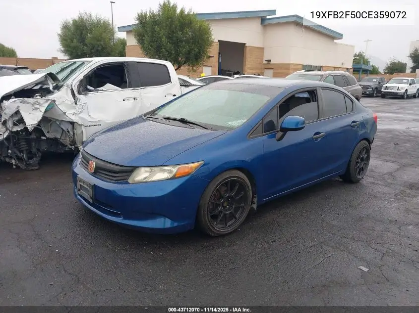19XFB2F50CE359072 2012 Honda Civic Lx